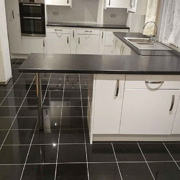 Black Granite Floor Tiles