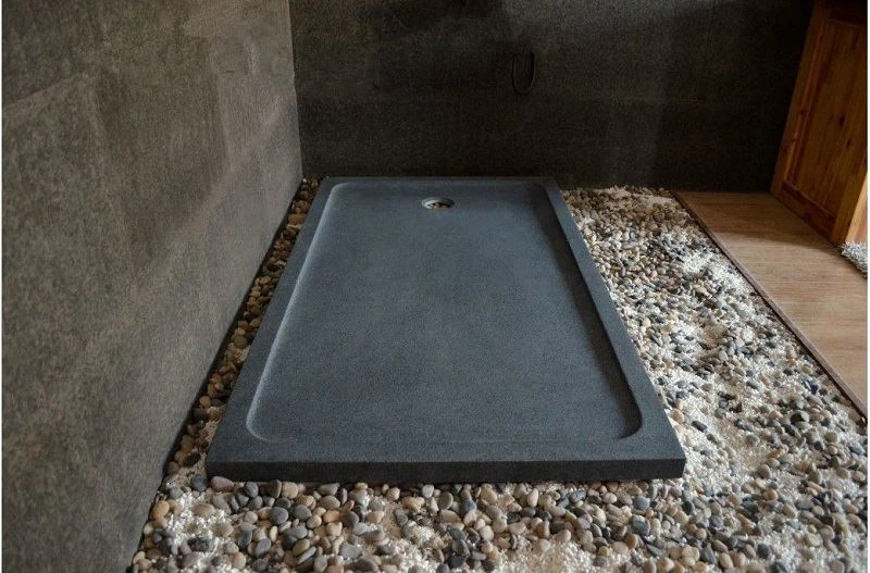 Black Granite Stone Shower Tray
