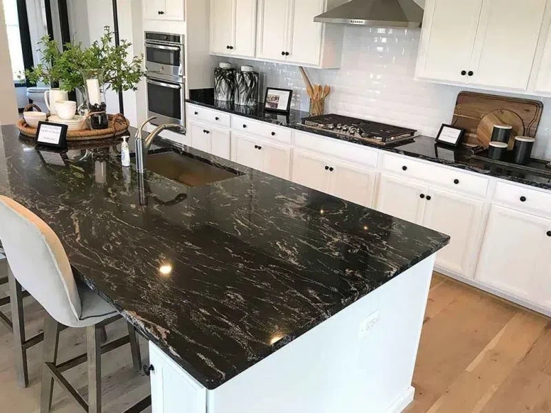 Black Lactea Granite Countertops