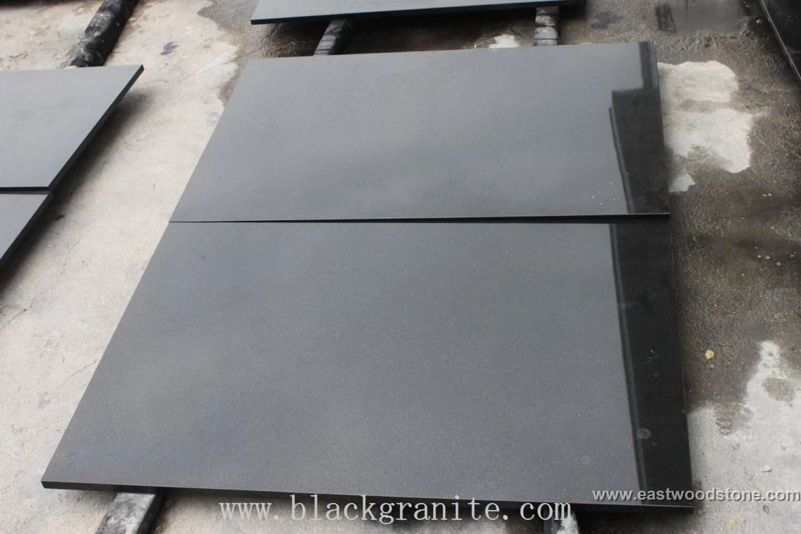 Black Star Galaxy Granite Floor Tiles and Backsplash