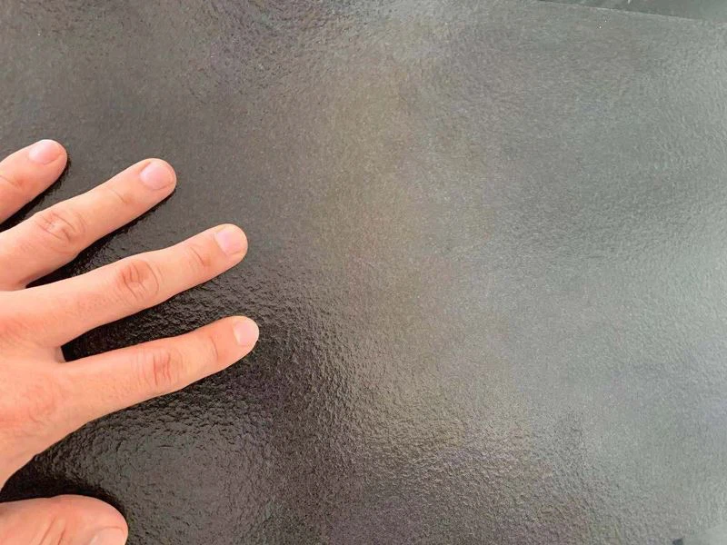 Leather Finish Absolute Black Granite
