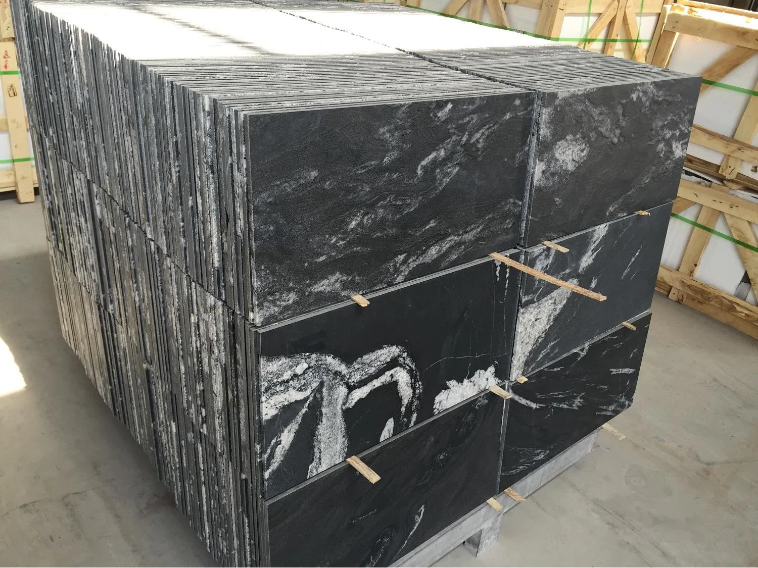 Low Price Export Black Tiles Granite 600x600 Outdoor