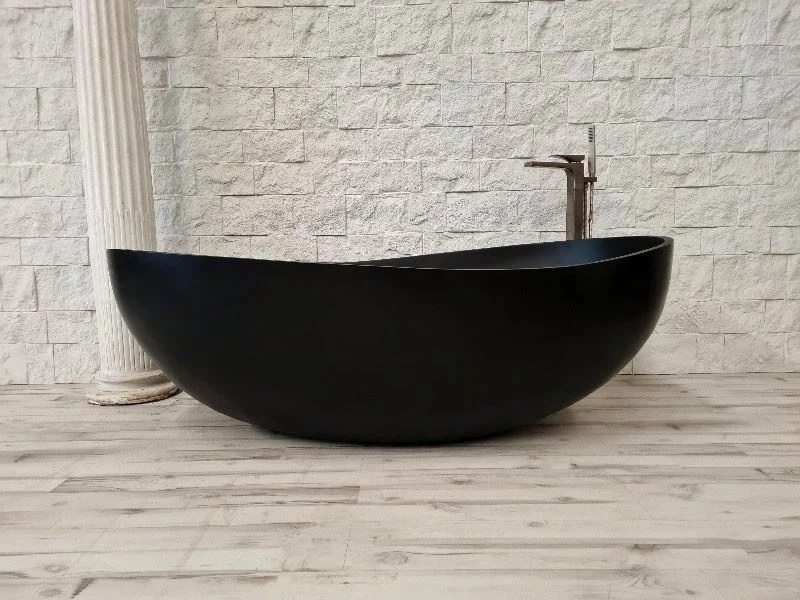 Natural Black Stone Soaking Tubs