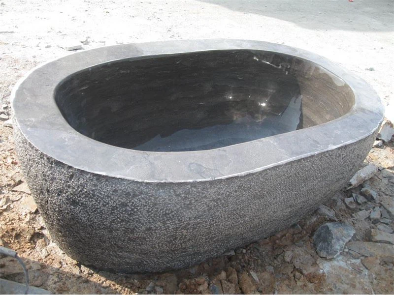 Natural Black Stone Soaking Tubs