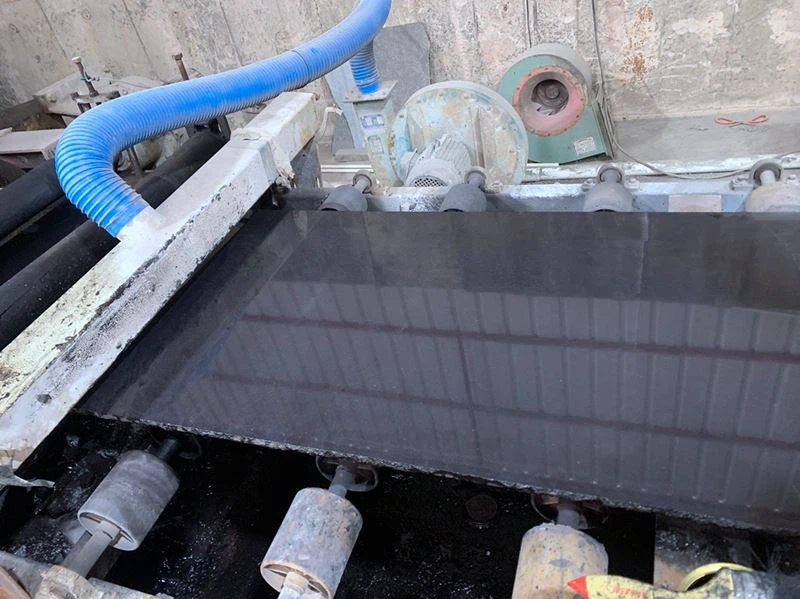 Natural Pure Black Granite Semi Slabs