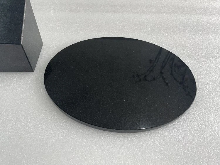 Oval Black Granite Memorial Plaques