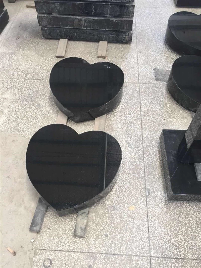 Polished Black Head Stone