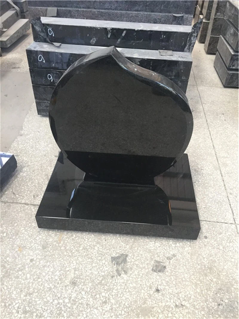 Polished Black Head Stone
